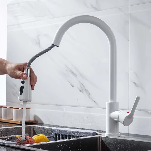 Çeshme me tush për Kuzhinë, e bardhë 016 - Figura 2