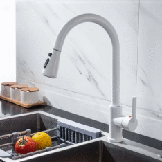 Çeshme me tush për Kuzhinë, e bardhë 016